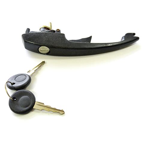 Manija de puerta Exterior HELLA color Negro Sin lado para VW Sedan 1500