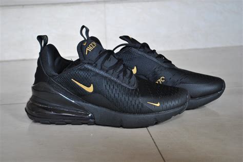 Kp3 Zapatos Caballeros Nike Air Max 270 Negro Dorado Bs 26350000