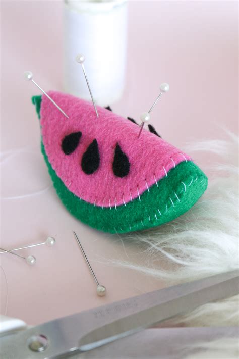 Diy Watermelon Pin Cushion Club Crafted