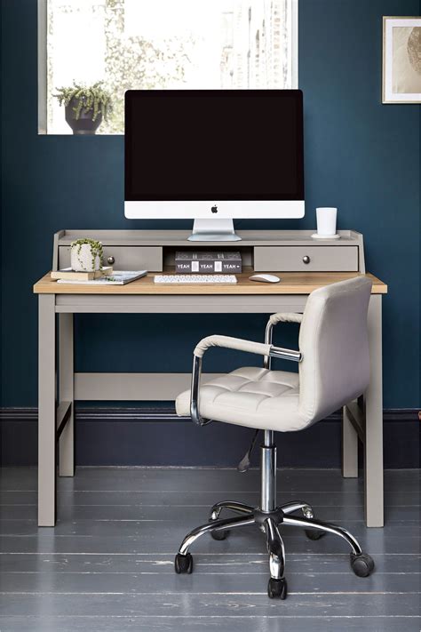 Pin By Trudy Tolley On Casa Grey Desk Smart Desk Furniture