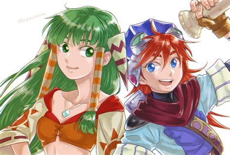 Feena And Justin Grandia And 1 More Drawn By Kaigarayokocho Danbooru