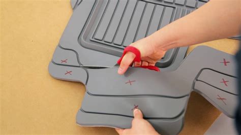 How To Easily Trim Rubber Car Floor Mats Youtube