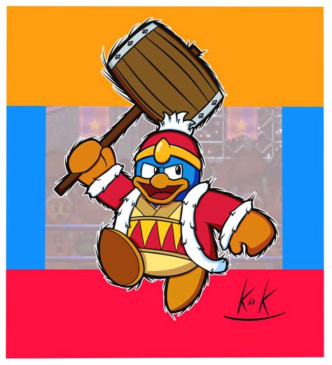 King Dedede Drawing I Did For A Collab Kirby