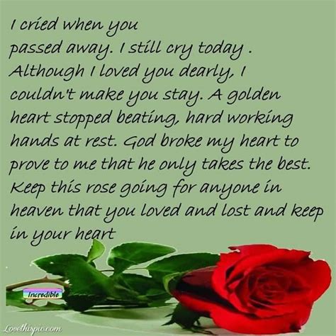 Our words can't take away the pain of losing a loved one, but they can go a long way toward i was saddened to hear that your grandfather passed away. Quotes For Grandma Who Passed Away Meme Image 15 | QuotesBae
