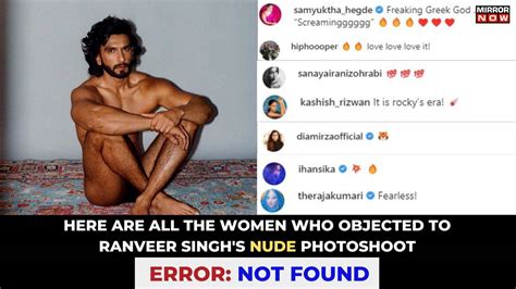 After Nude Photoshoot Case Against Ranveer Singh Whose Sentiments Has He Hurt Times Now