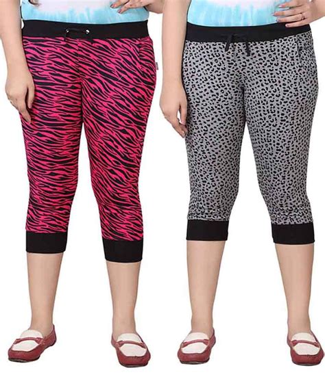 Buy Misscutey Multi Cotton Capris Online At Best Prices In India Snapdeal