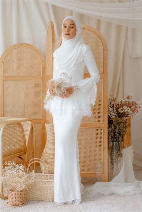 Baju Nikah Baju Akad Nikah Putih Womens Fashion Dresses And Sets