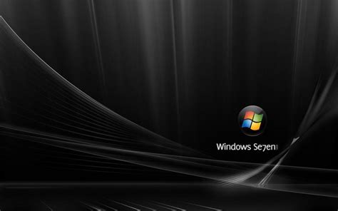 Windows 7 Black Desktop Background