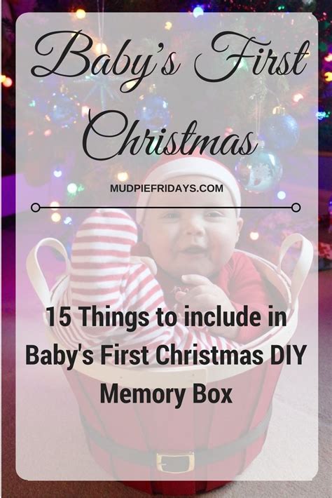 Babys First Christmas Memory Box Christmas Memory Memory Box First