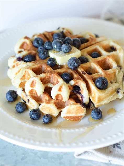 Gluten Free Blueberry Waffles Mommy Hates Cooking