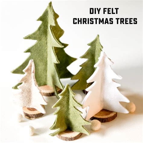 Diy Felt Christmas Trees Anders Ruff Custom Designs Llc