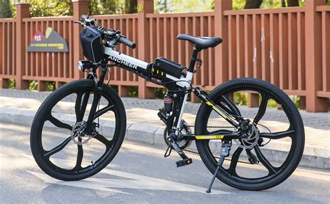 Ancheer Folding Electric Mountain Bike With 26 Super Lightweight