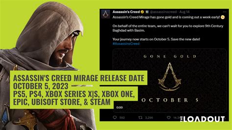 Assassins Creed Mirage Release Date Gameplay Footage And More