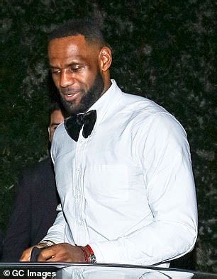 LeBron James Dons Bow Tie As He Celebrates Th Birthday At Strip Club With Wife And Teammates