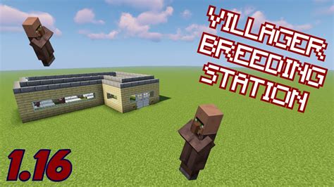 2 breeding villagers in version 1.14 and earlier. How To Make A Easy Villager Breeding Station | Minecraft 1 ...