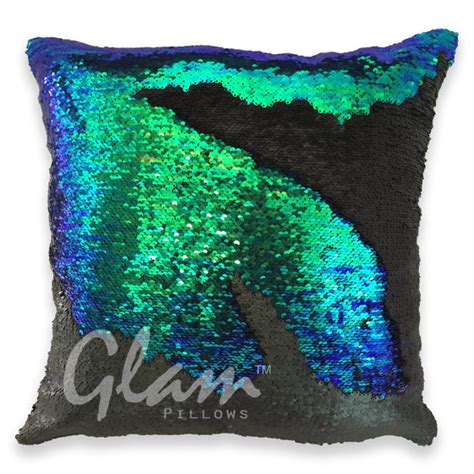 Gold And Black Reversible Sequin Glam Pillow Glam Pillows