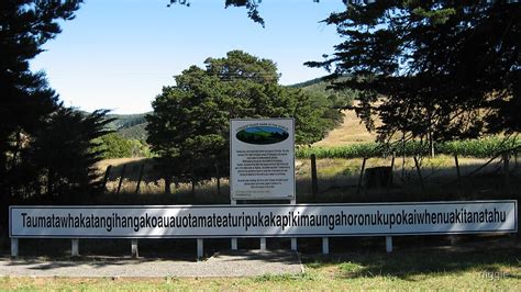 Who has the longest name in the world??? "Longest Maori Place Name in the World" by niggle | Redbubble