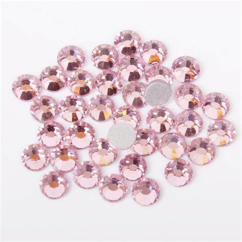 100pcs 【light Pink】 Glass Rhinestone Face Gems 2mm 5mm Evol Cosmetics Ltd