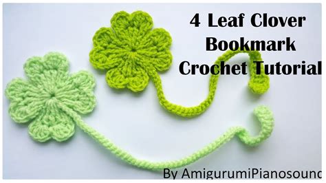 Shamrock Four Leaf Clover Crochet Tutorial With Narration Youtube