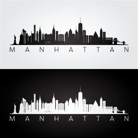 Manhattan New York City Ilustrasi Grafik Vektor And Clip Art Bebas
