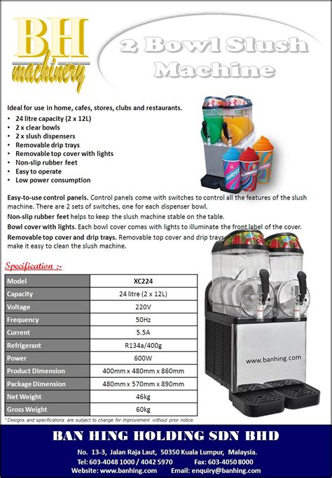 See more of edra power holdings sdn bhd on facebook. (XC224) Double Bowl Slush Machine | Ban Hing Holding Sdn Bhd