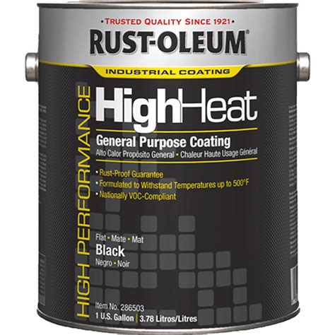 High Performance High Heat Coatings Rust Oleum 286507 Aluminum