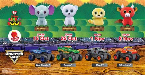 See more of malaysia mcdonald happy meal toys collection on facebook. McDonald's: FREE TY Teenie Boo's or Monster Jam toy with ...