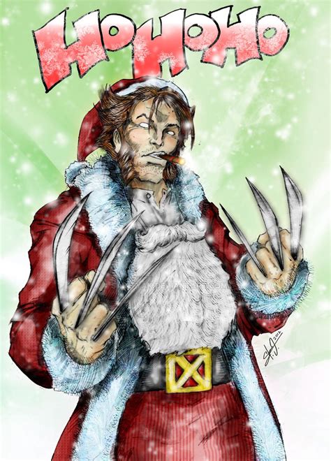 Wolverine Merry Christmas By Stan Saintyak Wolverines Marvel Art