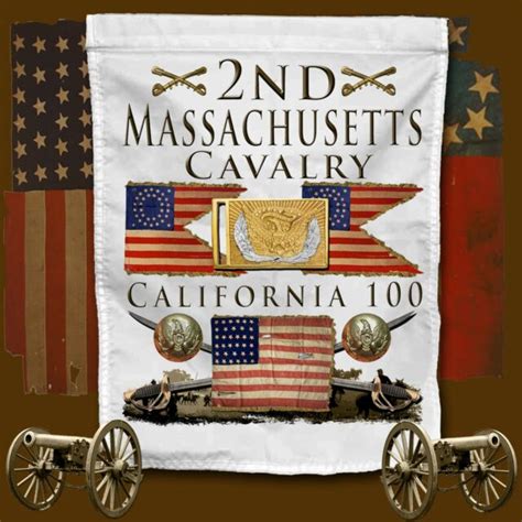 2nd Massachusetts Cavalry American Civil War Themed Yard Flag Ebay