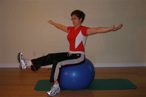 10 Sitting On Stability Ball Exercises  Neck Exercise With Ball