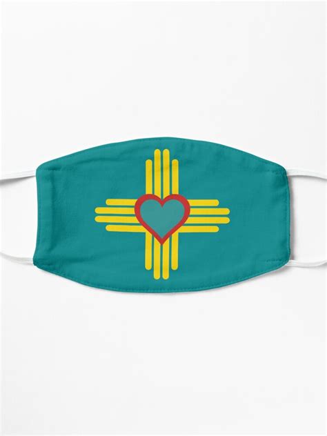 New Mexico State Flag Zia Symbol Mask For Sale By Jodirm Redbubble