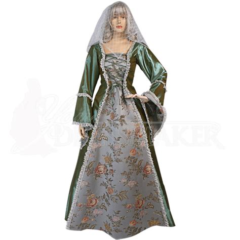 Lace Up Bodice Medieval Gown - MCI-428 by Medieval and Renaissance ...