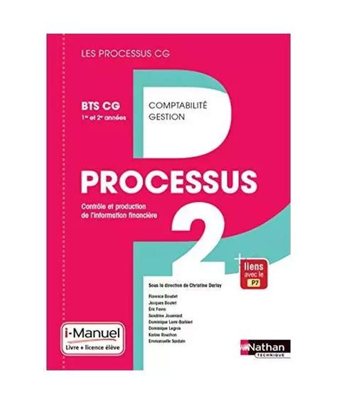 PROCESSUS 2 BTS CG 1ère et 2ème années Les Processus CG Livre