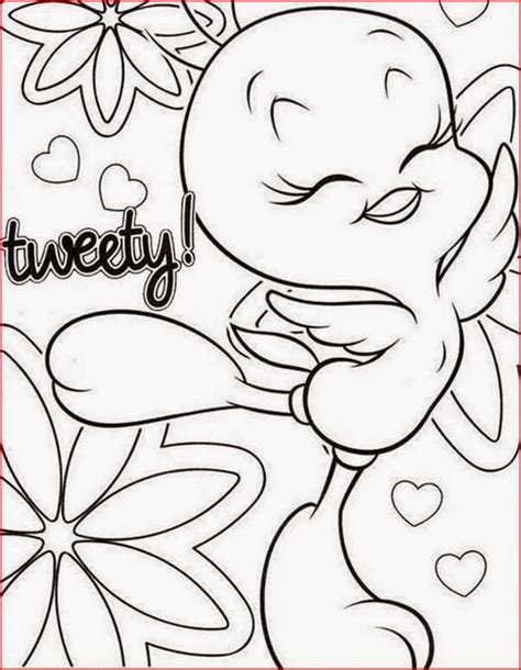Printable Tweety Bird Coloring Pages