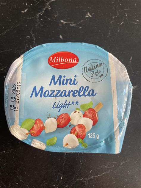 Mini Mozzarella Light Ost Og Osteprodukter Fødevarer Vægttabnu