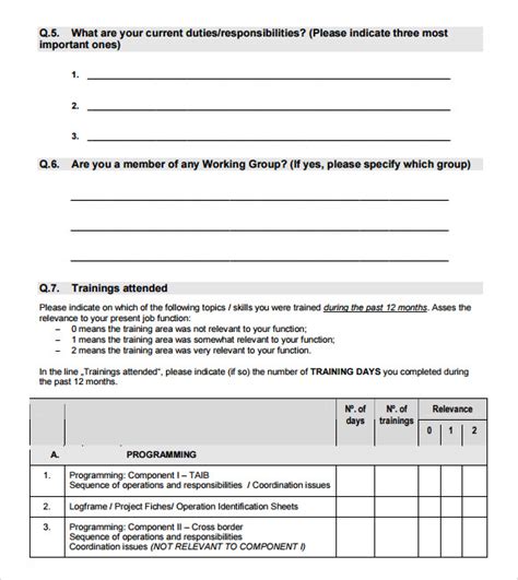 Free Sample Needs Assessment Templates In Pdf Ms Word