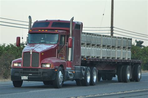 Kenworth Big Rig Flatbed Truck 18 Wheeler Navymailman Flickr