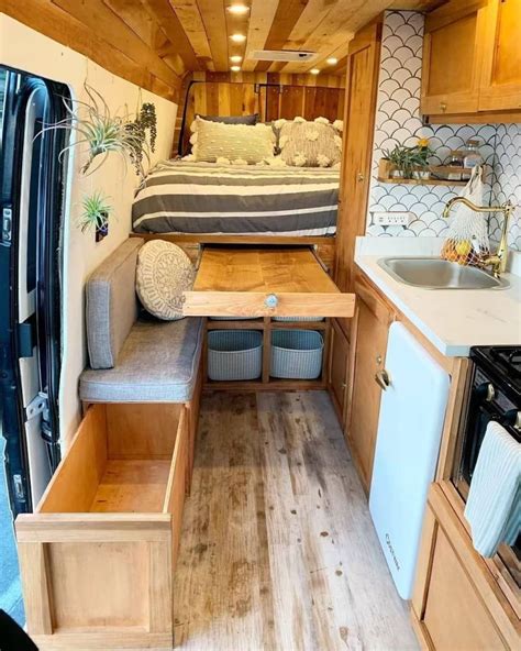 20 Small Camper Van Interior Ideas For Your Inspiration Campervan