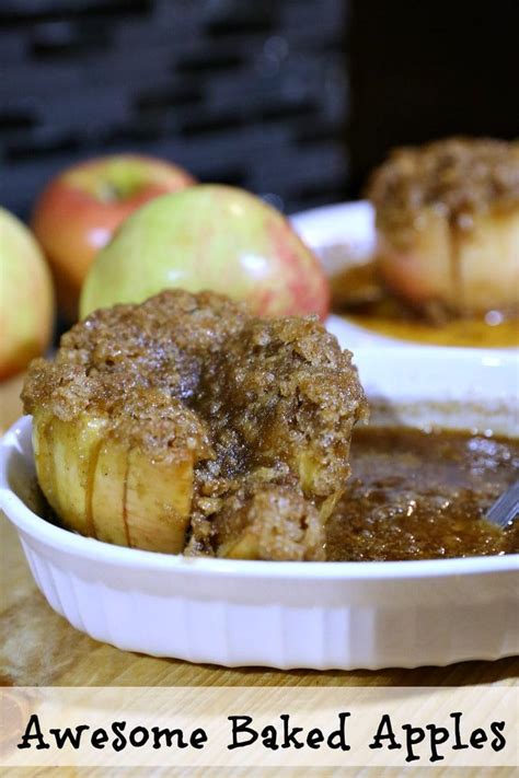 Caramel And Brown Sugar Baked Apples Delicious Fall Recipes