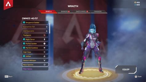 Apex Legends All Legendary Wraith Skins Ranked Worst To Best High