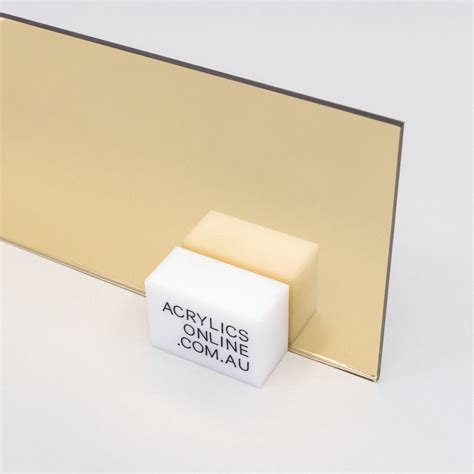 Gold Mirror Acrylic Sheet — Acrylics Online — Acrylic Products And