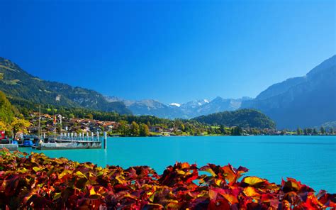 Switzerland Scenery Lake Mountains Brienz Nature 413501