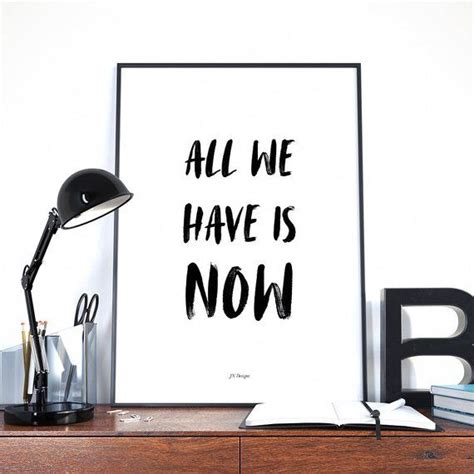 Typography Print Black And White Art Home Wall Art Quote Poster