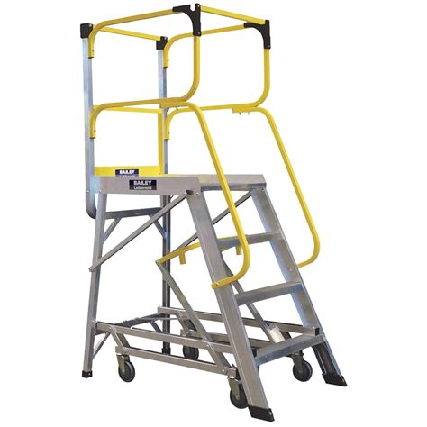 Bailey 828mm 170kg Aluminium Access 3 Platform Ladder Bunnings Warehouse