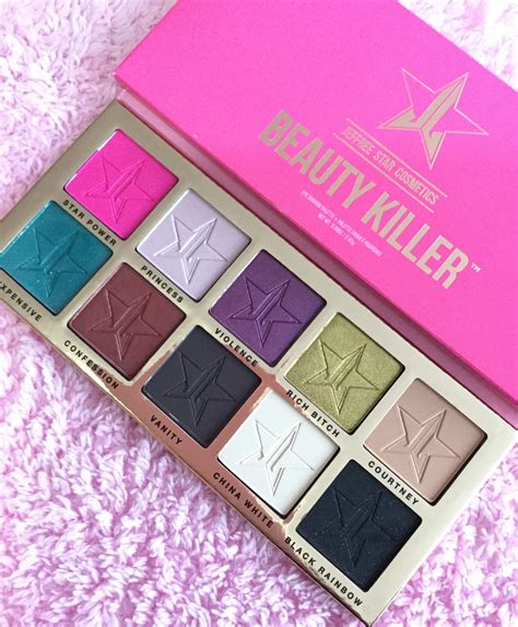 jeffree star beauty killer palette swatches and review pretty makeup place