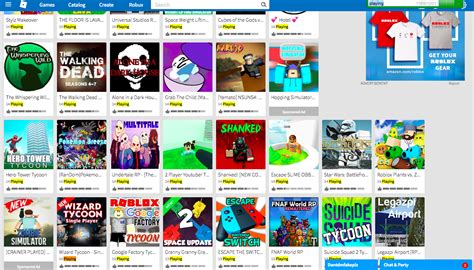 On The Popular Page Of Roblox You Can Scroll All The Way