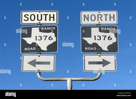 Texas Road Sign Hi Res Stock Photography And Images Alamy