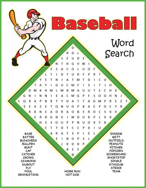 Printable Sports Word Search For Kids Activity Shelter Printable