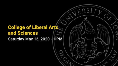 College Of Liberal Arts And Sciences Commencement Spring 2020 Youtube