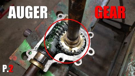 How To Fix A Snowblower Auger Gear Part 2 Youtube